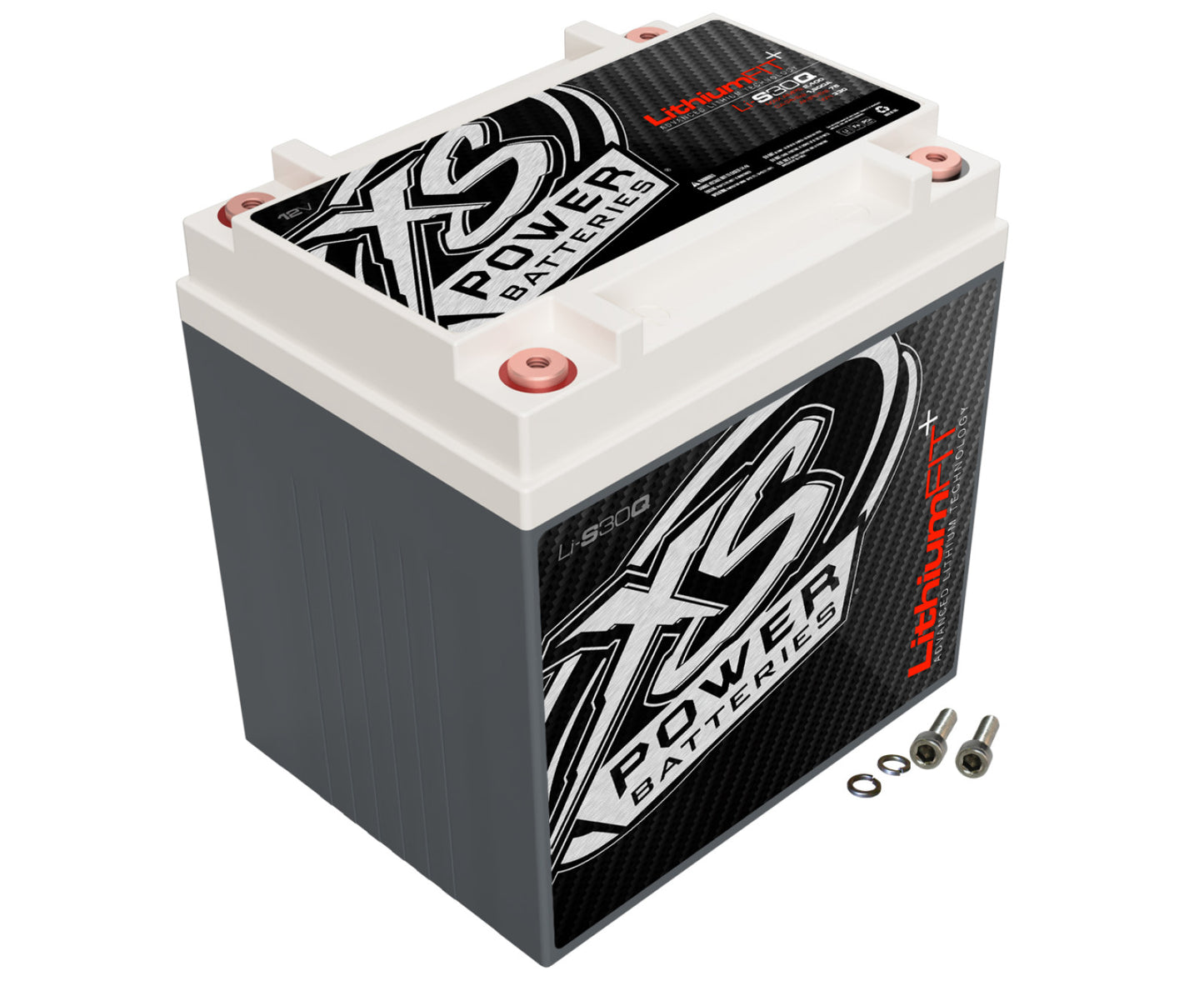 XS Power Batteries Lithium Racing 12V Batteries - M6 Terminal Bolts Included 2400 Max Amps