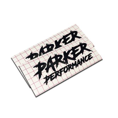 Calcomanías para ventana de rendimiento Parker