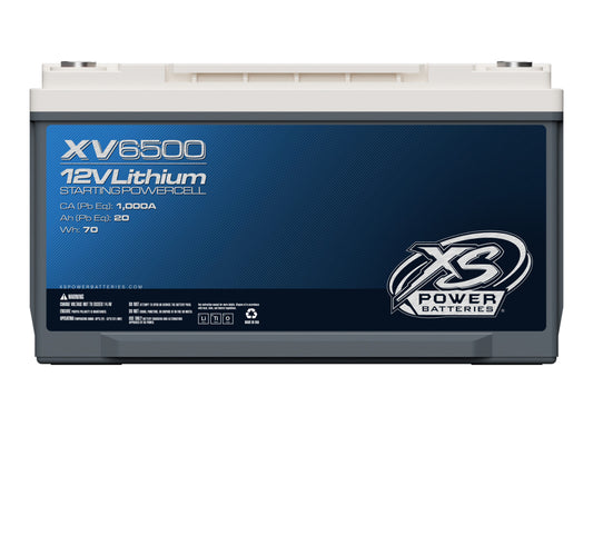 XS Power Batteries 12V Lithium Titanate XV Series Batteries - M6 Terminal Bolts Included 1335 Max Amps