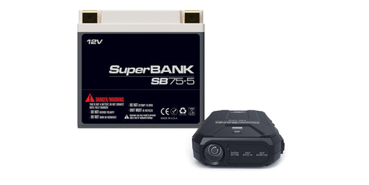 XS Power Batteries 12V Powersports Super Bank Capacitor Modules - M6 Terminal Bolts Included 1500 Max Amps