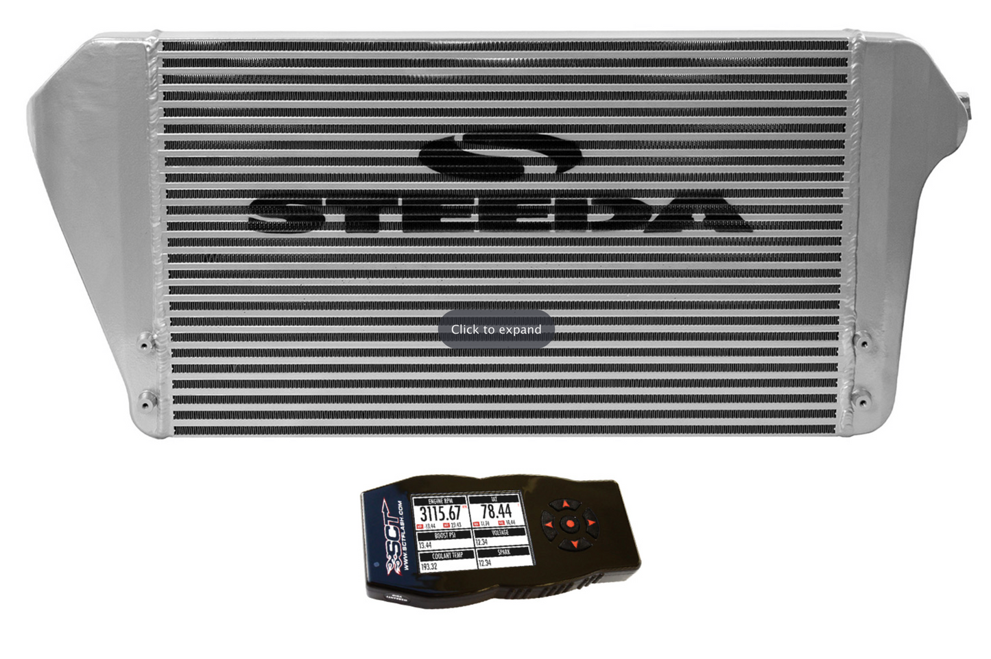 Steeda Explorer 2.3L/3.0L ProFlow Intercooler Power Package - SCT X4 (2020-2023)