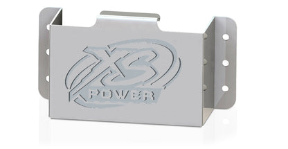 XS Power Baterías Serie 375 Caja de montaje lateral de aluminio estampado sin ventana