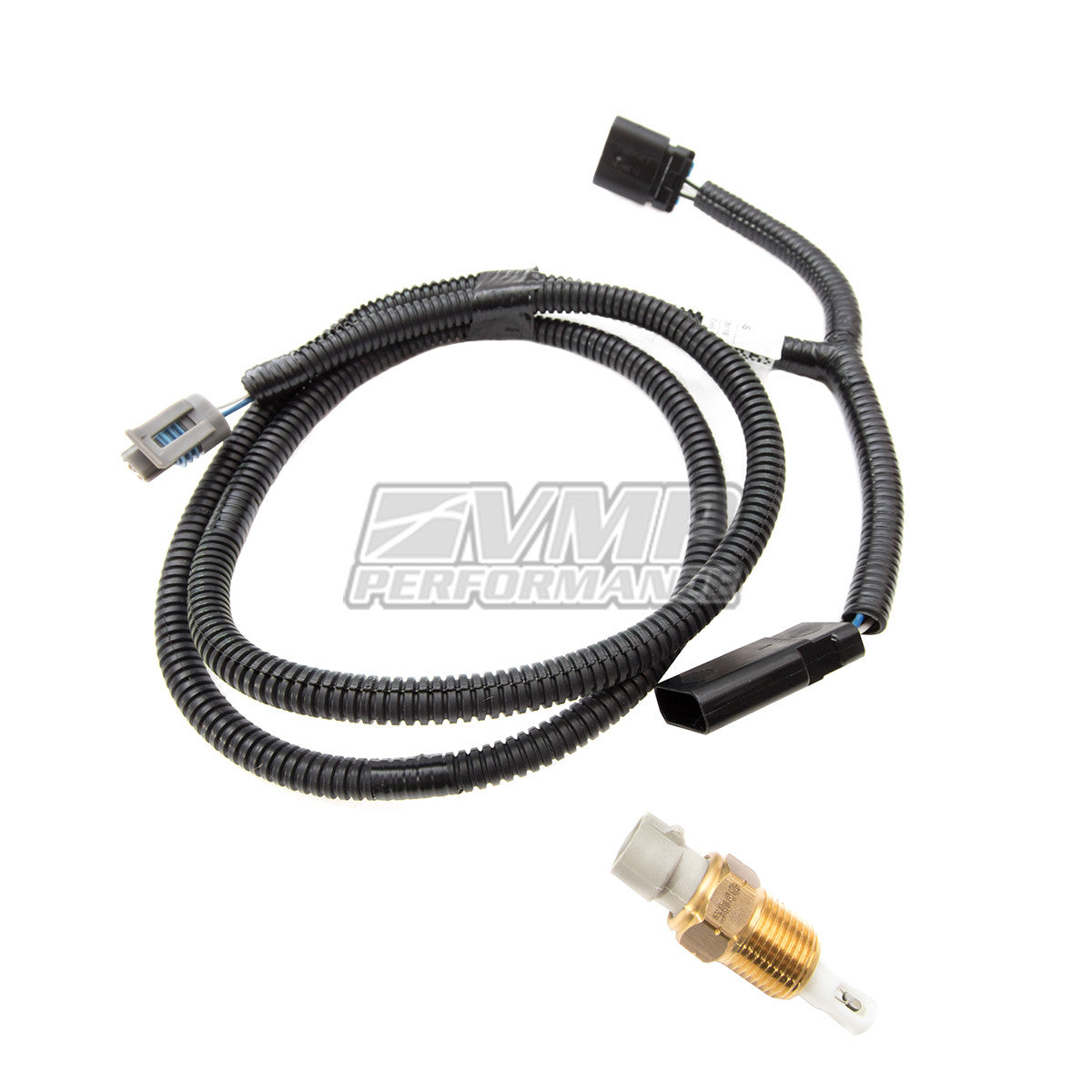 2015+ Ford Mustang GT IAT2 Harness and Brass Air Temp Sensor for PD Blowers (Roush, Whipple)