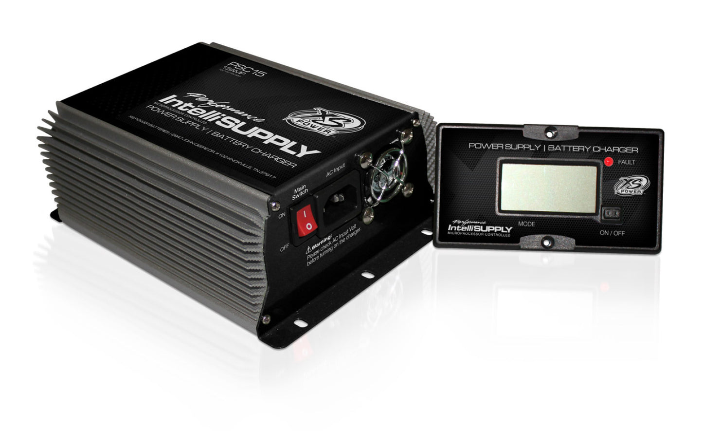 XS Power Batteries Power Supply, 15A, 12V, 14V, 16V with AGM Charge Mode