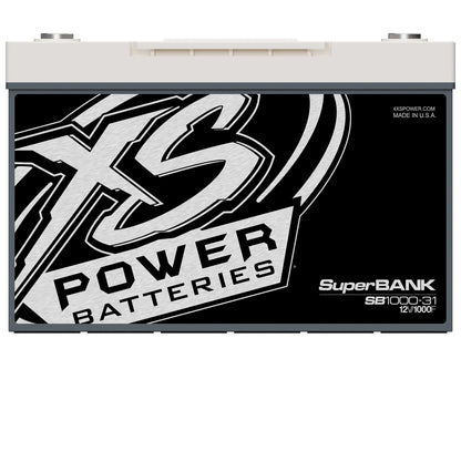 XS Power Batteries 12V Super Bank Capacitor Modules - M6 Terminal Bolts Included  20000 Max Amps