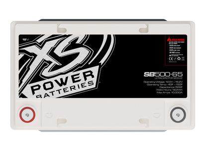 XS Power Batteries 12V Super Bank Capacitor Modules - M6 Terminal Bolts Included  10000 Max Amps