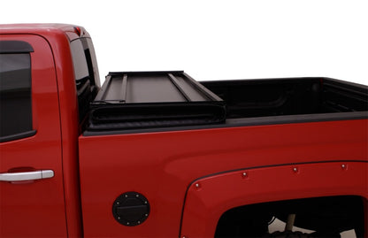 Lund 09-14 Ford F-150 Styleside (8ft. Bed) Hard Fold Tonneau Cover - Black