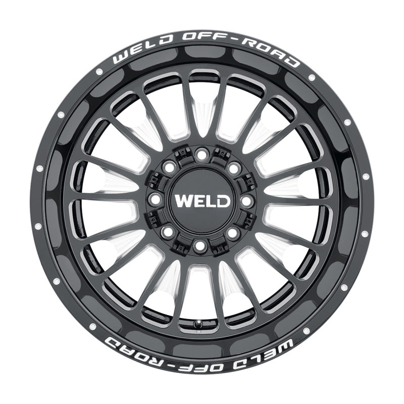 Weld Off-Road W121 20X10 Scorch 6X135 6X139.7 ET13 BS6.00 Negro Brillante MIL 106.1