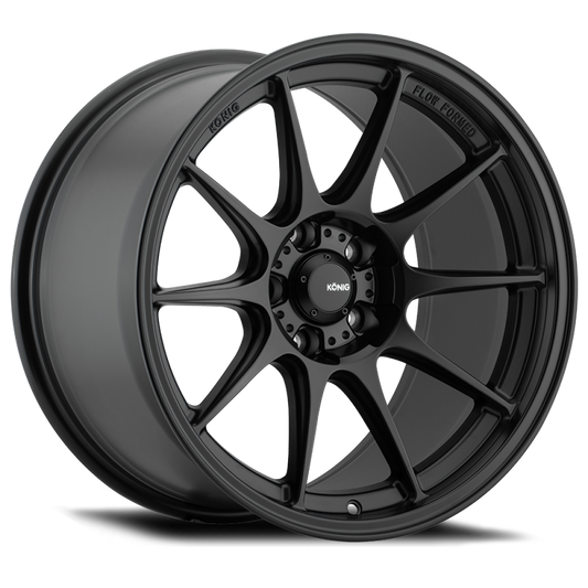 Konig Dekagram 19x8.5 5x114.3 ET30 Semi-Matte Black