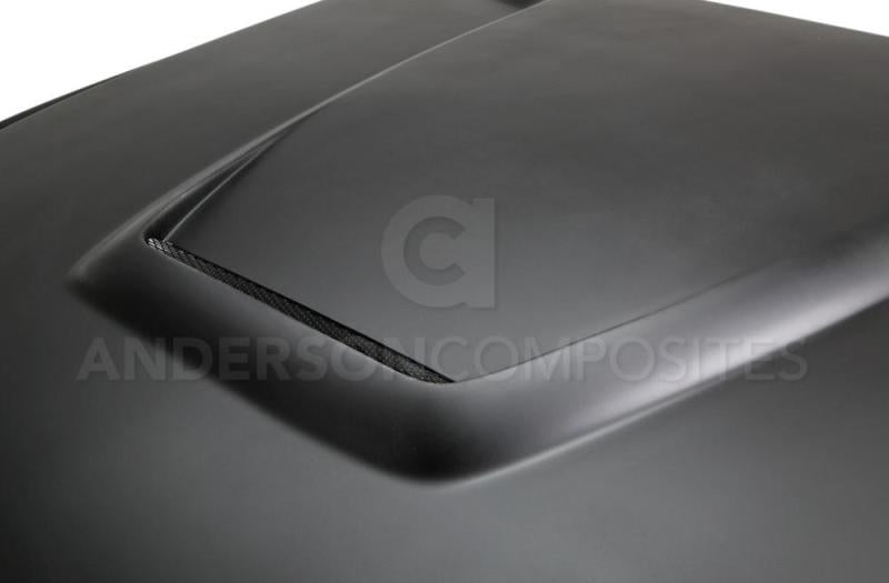 Anderson Composites 15-16 Ford Mustang (Excl. GT350/GT350R) Capó de fibra de vidrio tipo GR