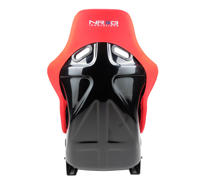 Asiento envolvente NRG FRP (tela roja) - Grande