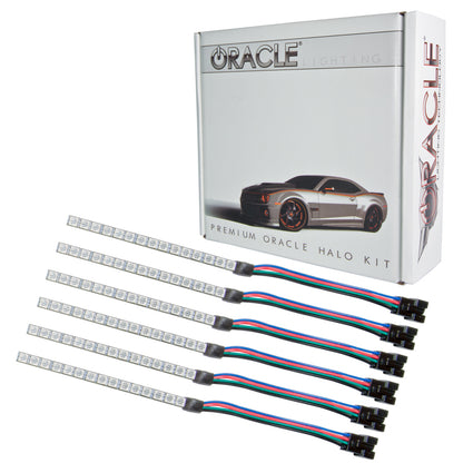 Oracle 15-17 Ford Mustang V6/GT/Shelby DRL Upgrade w/ Halo Kit - ColorSHIFT w/ Simple Controller