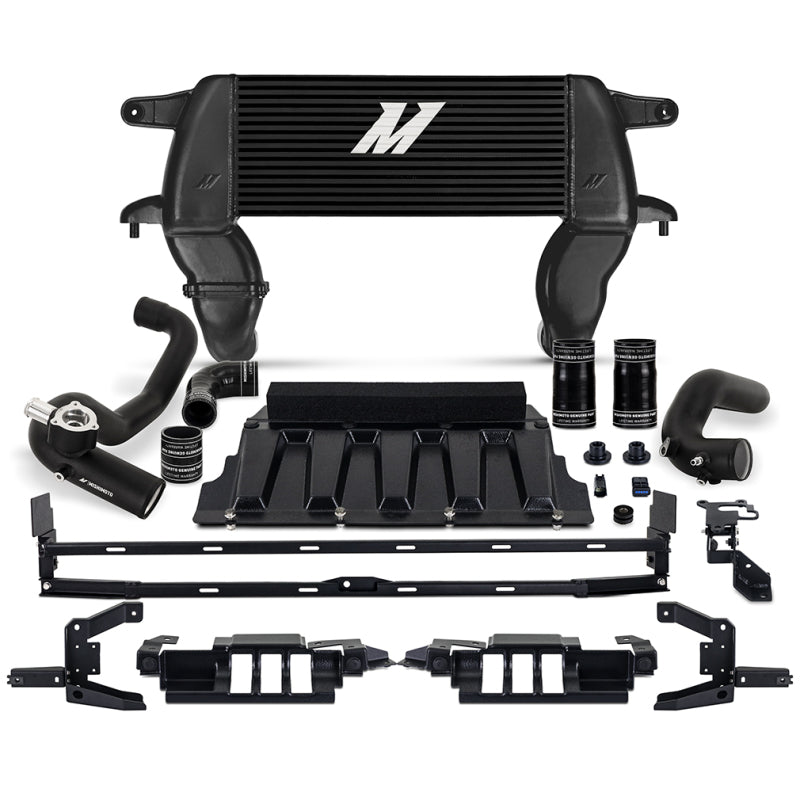 Mishimoto 21+ Bronco 2.3L Kit INT de montaje alto BK Core BK Tuberías