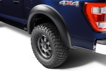 Bushwacker 21-22 Ford F-150 Extend-A-Fender estilo bengalas 2 piezas - negro