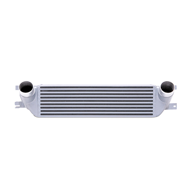 Mishimoto 2015 Ford Mustang EcoBoost Performance Intercooler Kit - Tubos negros arrugados con núcleo plateado