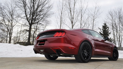 Corsa 15-17 Ford Mustang GT Fastback 5.0 3in Xtreme Cat Back Exhaust w/ Dual  Black 4.5in Tips