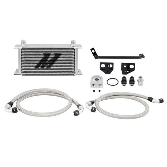 Kit de enfriador de aceite no termostático Mishimoto 15 Ford Mustang EcoBoost - Plata