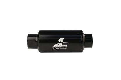 Filtro en línea Aeromotive - AN-10 - Negro - 10 micras