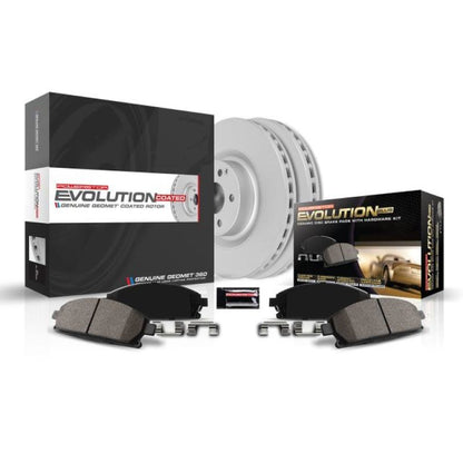 Power Stop 11-14 Ford Mustang Front Z17 Evolution Geomet Coated Brake Kit