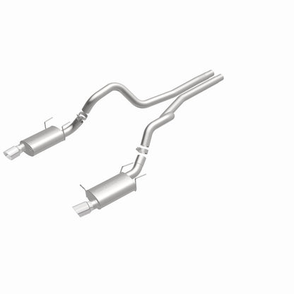 MagnaFlow 13 Ford Mustang Dual Split Rear Exit Stainless Cat Back Performance Exhaust (Street)