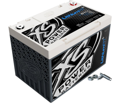 Baterías XS Power Baterías de litio Racing de 16 V - Adaptadores de espárrago/pernos de terminal incluidos 4320 amperios máximos