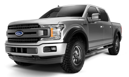 Bushwacker 18-19 Ford F-150 Extend-A-Fender estilo bengalas 4 piezas. - Negro