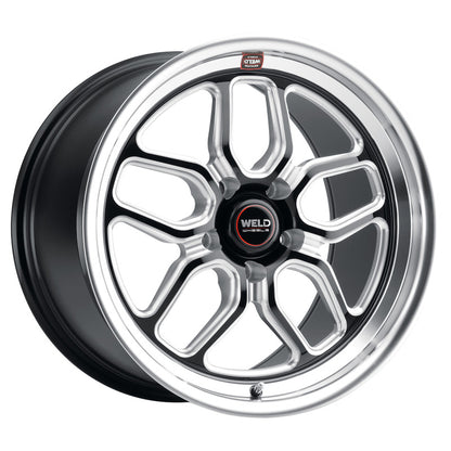 Weld Racing 18x10 Laguna Drag 5x114.3 ET30 BS6.7 Brillo BLK MIL DIA 78.1