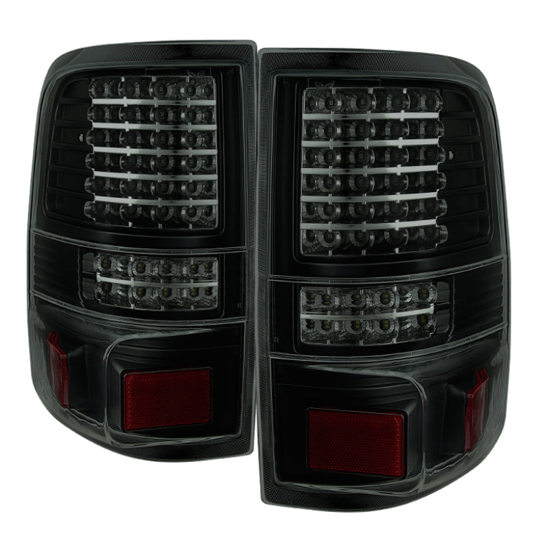 Xtune Ford F150 Styleside 04-08 Luces traseras LED negro ahumado ALT-JH-FF15004-LED-G2-BSM