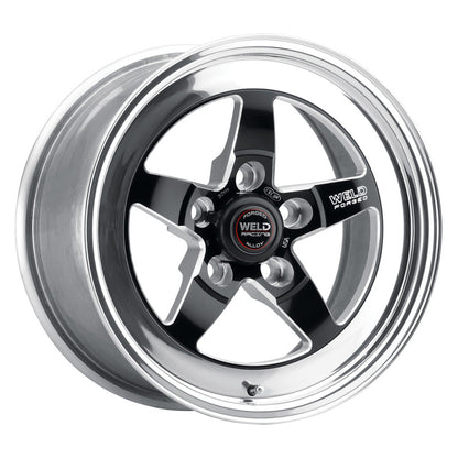 Soldar S71 15x10.33 / 5x4.5 BP / 5.5in. Rueda BS Black (almohadilla mediana) - Sin bloqueo de talón