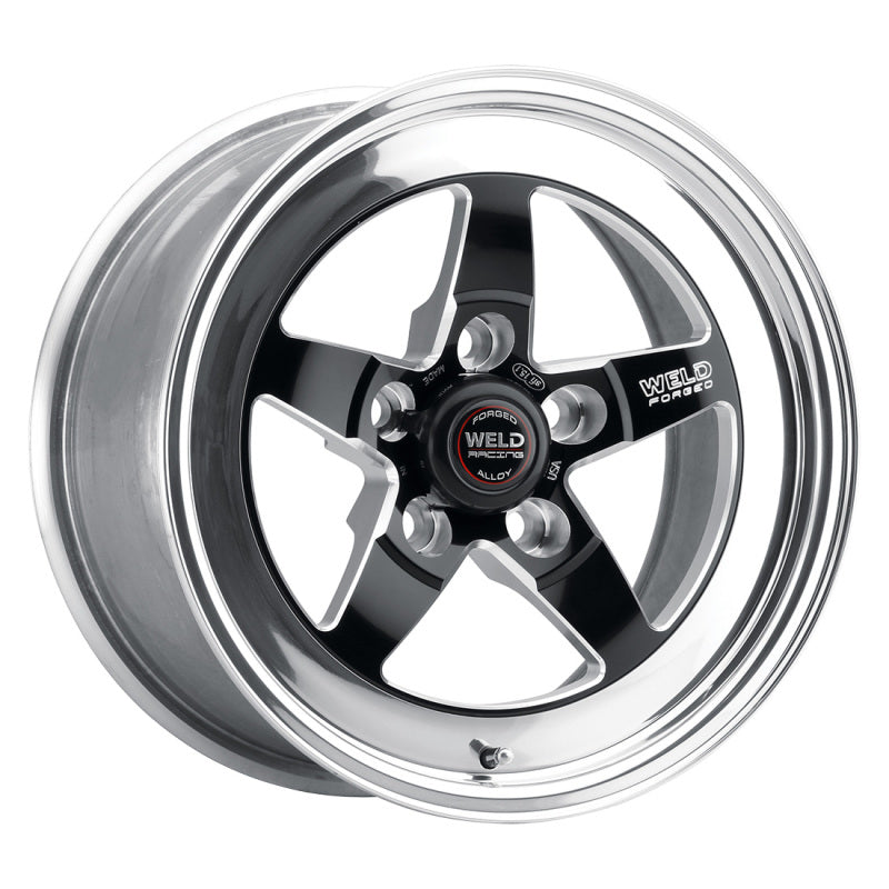 Weld S71 15x8 / 5x4.5 BP / 6.5in. BS Black Wheel (Low Pad) - Non-Beadlock