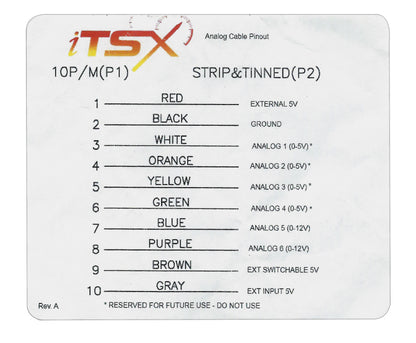 Cable analógico SCT Performance ITSX (para vehículos Ford)