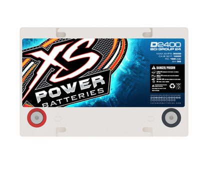 Baterías XS Power Baterías AGM serie D de 12 V - Pernos de terminal M6 incluidos 3500 amperios máximos