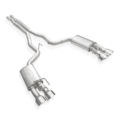 Stainless Works 2020 Ford GT500 Redline Catback X-Pipe Exhaust Factory Connect - Polished Tips