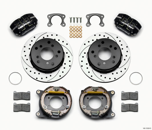 Wilwood Dynapro Lug Mount P/S Kit de freno de estacionamiento perforado pequeño Ford 2.36 pulgadas Off Bronco 5 x 5.50