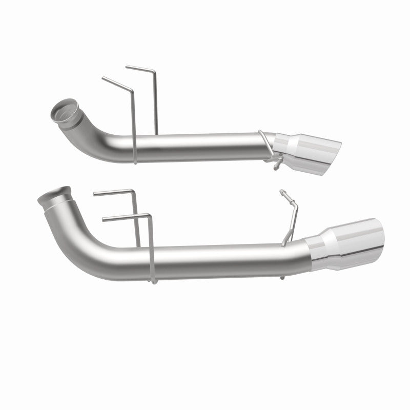 MagnaFlow 13 Ford Mustang Dual Split Rear Exit Stainless Axle-Back Cat Back Exhaust (Competition)