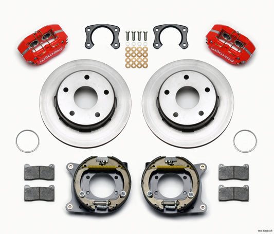 Wilwood Dynapro Lug Mount P/S Kit de freno de estacionamiento Rojo Big Ford Nuevo 2.38in Off Bronco 5 x 5.50