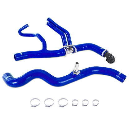 Mishimoto 17-19 Ford Raptor 3.5L EcoBoost Kit de manguera de refrigerante de silicona azul