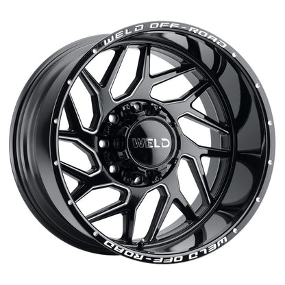 Weld Off-Road W117 20X9 Fulcrum 6X135 6X139.7 ET00 BS5.00 Negro brillante MIL 106.1