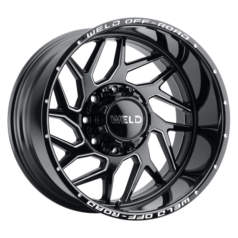 Weld Off-Road W117 20X9 Fulcrum 6X135 6X139.7 ET20 BS5.75 Negro Brillante MIL 106.1