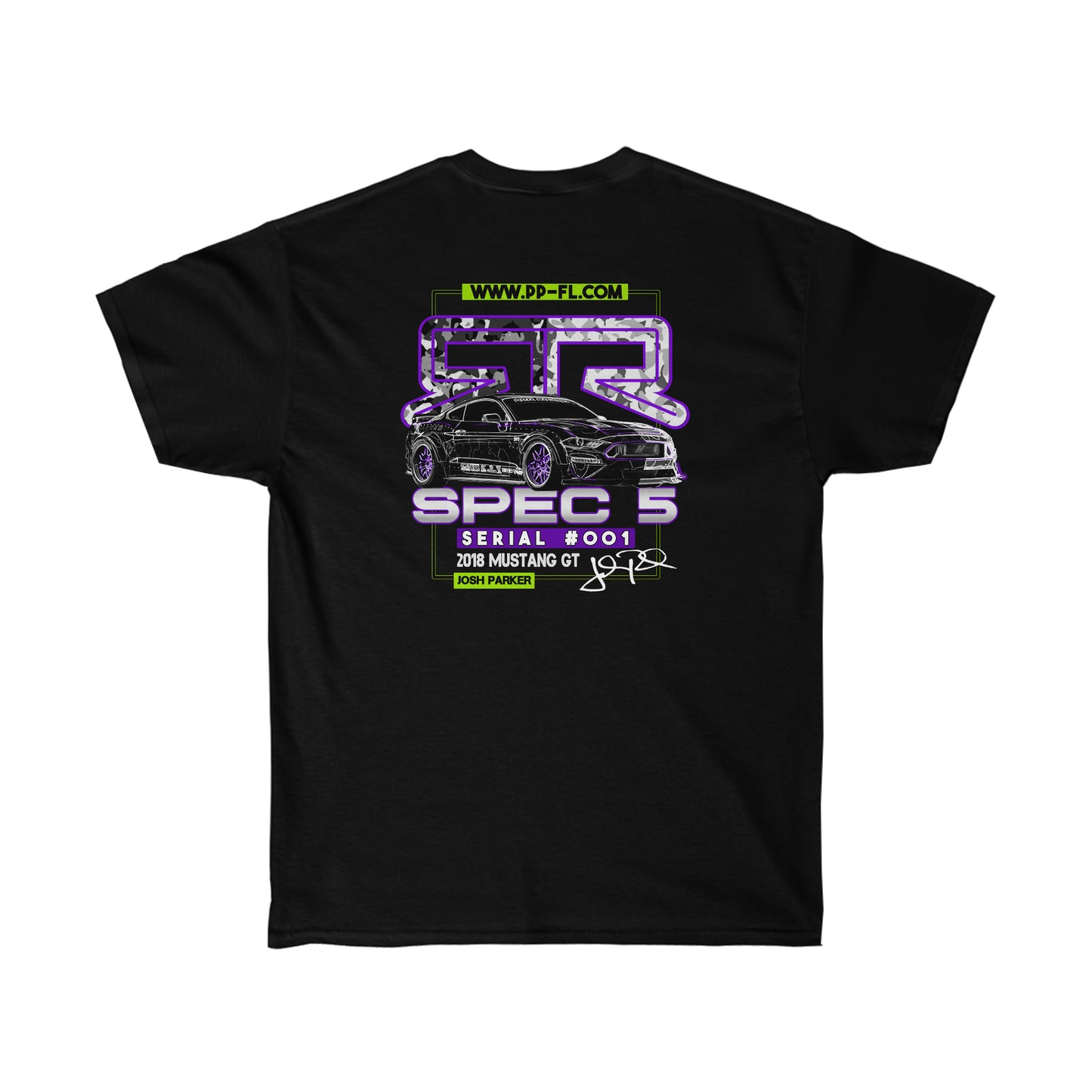 Josh Parker's 2018 Mustang RTR Spec 5 #001 - T Shirt