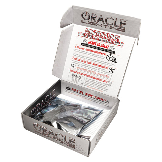 Oracle Ford Mustang 10-13 WP LED Fog Halo Kit (estilo parrilla) - Blanco