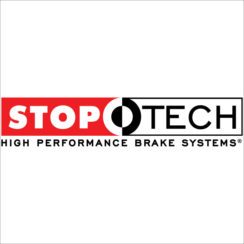StopTech 2015 Ford Mustang GT Front Big Brake Kit Red ST-60 Calipers 380x34mm Slotted 1pc Rotors