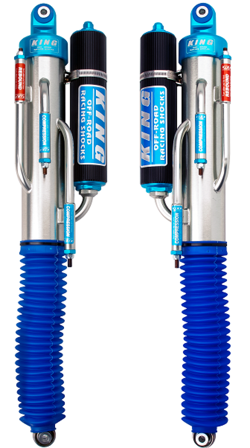 King Shocks 10-14 Ford F150 Raptor 4WD Rear 3.0 Dia Bypass Piggyback Shock w/Standard Fin Res (Pair)