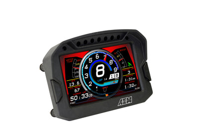 Pantalla de tablero digital con registro de carbono AEM CD-5LG con GPS interno de 10 Hz y antena