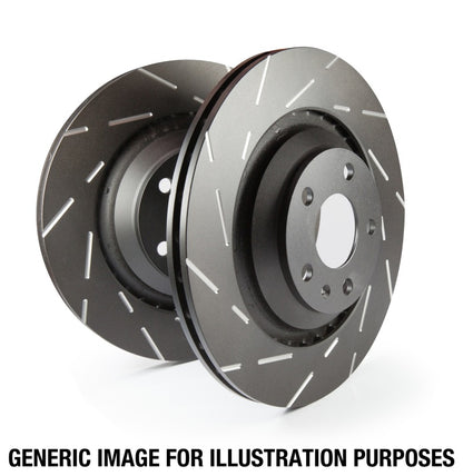 EBC 10-14 Ford Mustang 5.0 (Brembo) USR Rotores delanteros ranurados