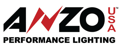 ANZO 2009-2014 Ford F-150 Projector Headlights w/ U-Bar Black