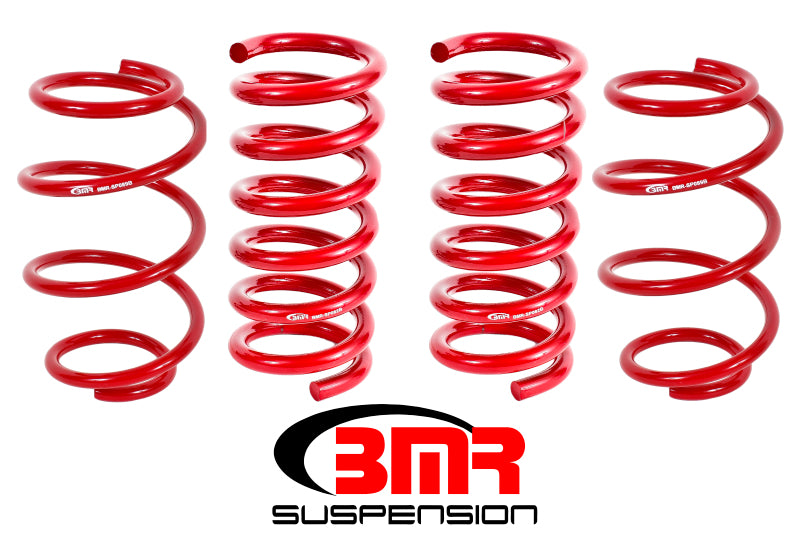 BMR 15-23 S550 Mustang Performance Version Lowering Springs (Set Of 4) - Red