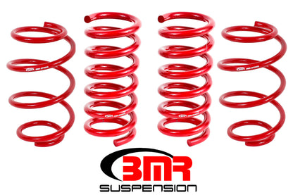 BMR 15-23 S550 Mustang Performance Version Lowering Springs (Set Of 4) - Red