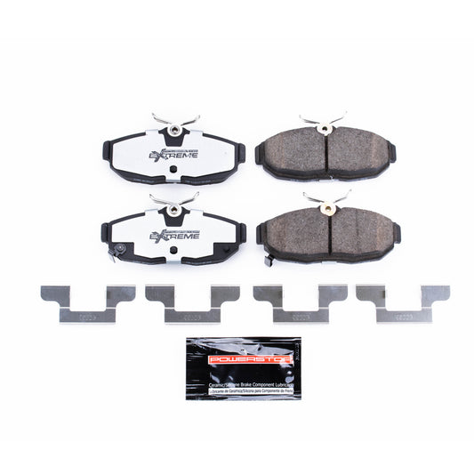 Power Stop 2012 Ford Mustang Rear Z26 Extreme Street Brake Pads w/Hardware