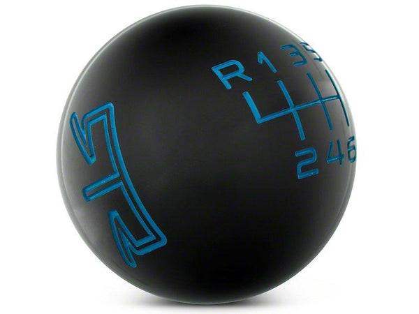 RTR Black Shift Knob - Blue Engraving (15-23 GT, EcoBoost, V6)